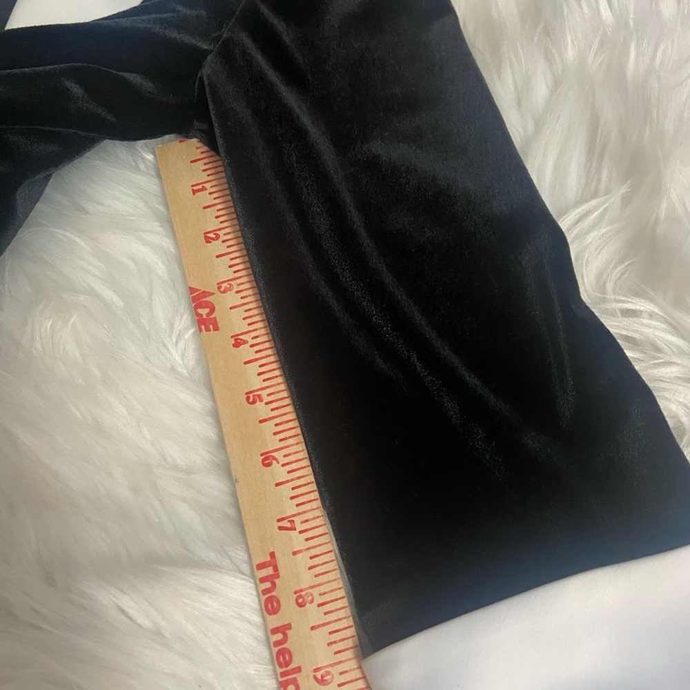 Alex Evenings Sz M Elegant Black Velvet Women's Jacket - Picture 10 of 10